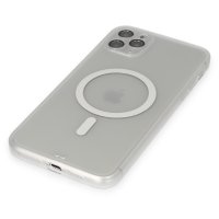 Newface iPhone 11 Pro Kılıf Grand Magneticsafe Kapak - Şeffaf