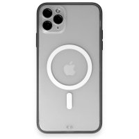 Newface iPhone 11 Pro Kılıf Grand Magneticsafe Kapak - Siyah