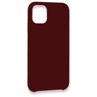 Newface iPhone 11 Pro Max Kılıf Lansman Legant Silikon - Bordo