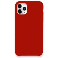 Newface iPhone 11 Pro Max Kılıf Lansman Legant Silikon - Kırmızı
