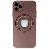 Newface iPhone 11 Pro Kılıf Lukka Magneticsafe Kapak - Kahverengi