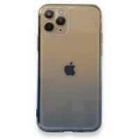 Newface iPhone 11 Pro Kılıf Lüx Çift Renkli Silikon - Mor