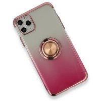 Newface iPhone 11 Pro Max Kılıf Marvel Yüzüklü Silikon - Pembe