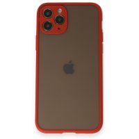 Newface iPhone 11 Pro Kılıf Montreal Silikon Kapak - Kırmızı