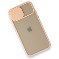 Newface iPhone 11 Pro Kılıf Palm Buzlu Kamera Sürgülü Silikon - Pembe