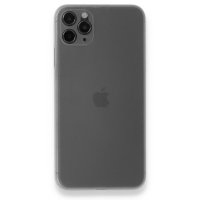 Newface iPhone 11 Pro Kılıf PP Ultra İnce Kapak - Gri