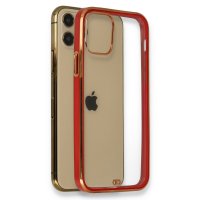 Newface iPhone 11 Pro Kılıf Liva Silikon - Kırmızı