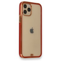 Newface iPhone 11 Pro Kılıf Liva Silikon - Kırmızı