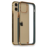 Newface iPhone 11 Pro Kılıf Liva Silikon - Yeşil