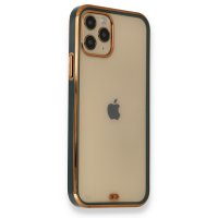 Newface iPhone 11 Pro Max Kılıf Liva Silikon - Yeşil