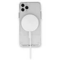 Newface iPhone 11 Pro Kılıf Magneticsafe Şeffaf Silikon - Şeffaf