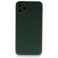 Newface iPhone 11 Pro Max Kılıf 360 Full Body Silikon Kapak - Yeşil
