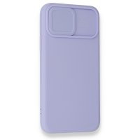 Newface iPhone 11 Pro Max Kılıf Color Lens Silikon - Mor