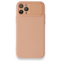 Newface iPhone 11 Pro Max Kılıf Color Lens Silikon - Pudra