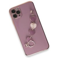 Newface iPhone 11 Pro Max Kılıf Esila Silikon - Mor