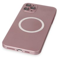 Newface iPhone 11 Pro Max Kılıf Jack Magneticsafe Lens Silikon - Rose Gold