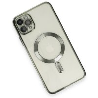 Newface iPhone 11 Pro Max Kılıf Kross Magneticsafe Kapak - Koyu Yeşil
