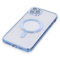 Newface iPhone 11 Pro Max Kılıf Kross Magneticsafe Kapak - Sierra Blue