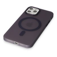 Newface iPhone 11 Pro Max Kılıf Lodos Magneticsafe Mat Kapak - Mor
