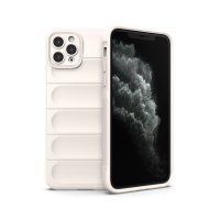 Newface iPhone 11 Pro Max Kılıf Optimum Silikon - Krem