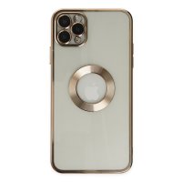 Newface iPhone 11 Pro Max Kılıf Slot Silikon - Gold