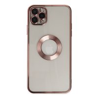 Newface iPhone 11 Pro Max Kılıf Slot Silikon - Rose Gold