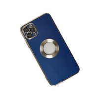 Newface iPhone 11 Pro Max Kılıf Store Silikon - Mavi