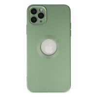 Newface iPhone 11 Pro Max Kılıf Vamos Lens Silikon - Açık Yeşil