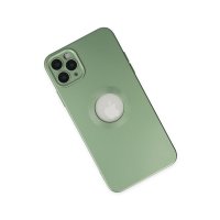 Newface iPhone 11 Pro Max Kılıf Vamos Lens Silikon - Açık Yeşil