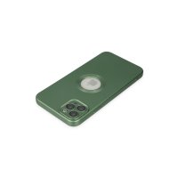 Newface iPhone 11 Pro Max Kılıf Vamos Lens Silikon - Açık Yeşil