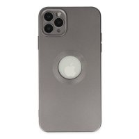 Newface iPhone 11 Pro Max Kılıf Vamos Lens Silikon - Gri