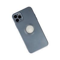 Newface iPhone 11 Pro Max Kılıf Vamos Lens Silikon - Mavi