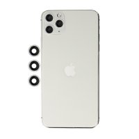 Newface iPhone 11 Pro Max Shine Kamera Lens - Gümüş