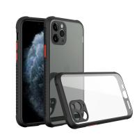 Newface iPhone 11 Pro Max Kılıf Miami Şeffaf Silikon - Siyah