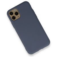 Newface iPhone 11 Pro Kılıf Nano içi Kadife Silikon - Gri