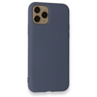 Newface iPhone 11 Pro Kılıf Nano içi Kadife Silikon - Gri