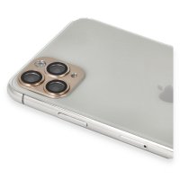 Newface iPhone 11 Pro Pers Alüminyum Kamera Lens - Gold