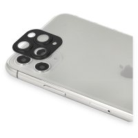 Newface iPhone 11 Pro Pers Alüminyum Kamera Lens - Siyah