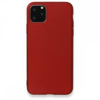 Newface iPhone 11 Pro Kılıf First Silikon - Bordo