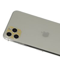 Newface iPhone 11 Pro Rainbow Kamera Lens Koruma Cam - Gold