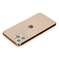 Newface iPhone 11 Pro Renkli Kamera Lens Koruma Cam - Yeşil-Sarı