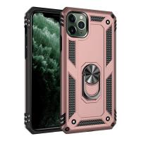 Newface iPhone 11 Pro Kılıf Sofya Yüzüklü Silikon Kapak - Rose