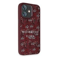Movenchy iPhone 11 Terra Desenli Kapak - Pembe - 1