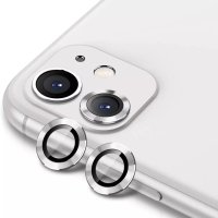 Newface iPhone 11 Valdez Metal Kamera Lens - Gümüş