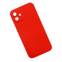 Newface iPhone 12 Kılıf 360 Hayalet Full Body Silikon Kapak - Kırmızı