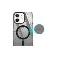 Newface iPhone 12 Kılıf Beta Magneticsafe Silikon - Siyah
