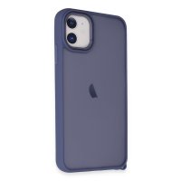 Newface iPhone 12 Kılıf Elegant Kapak - Açık Mavi
