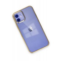 Newface iPhone 12 Kılıf Element Silikon - Gold