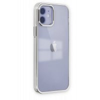 Newface iPhone 12 Kılıf Element Silikon - Gümüş