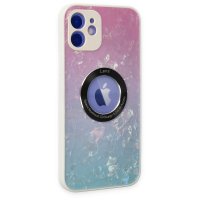 Newface iPhone 12 Kılıf Estel Silikon - Estel Mavi